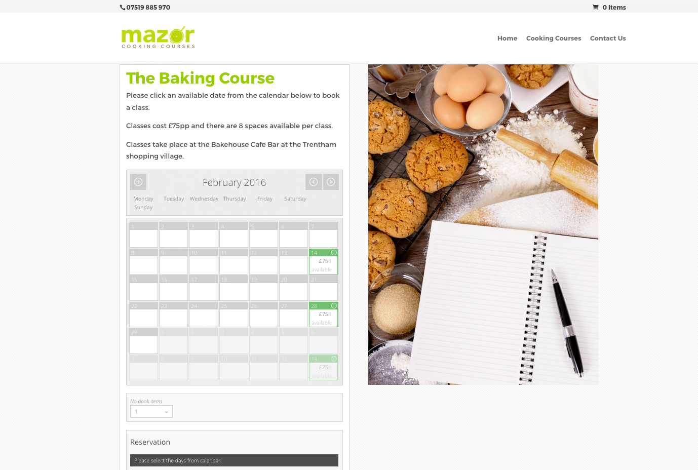 Netinspire Mazor Cooking Courses