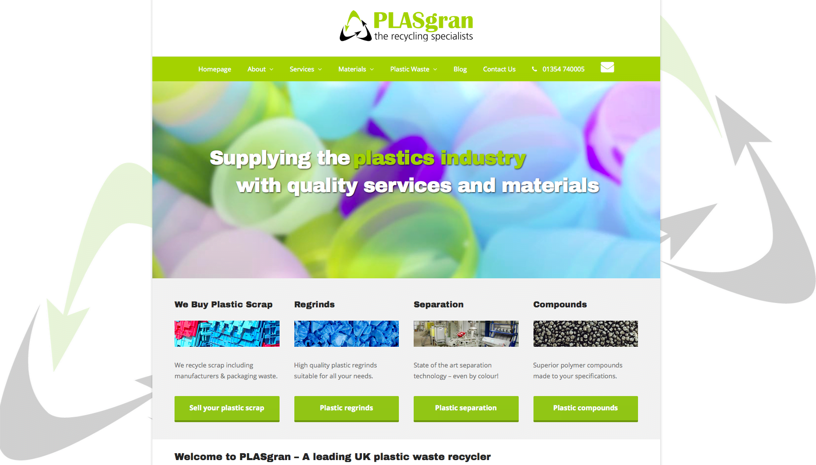 Plasgran old website