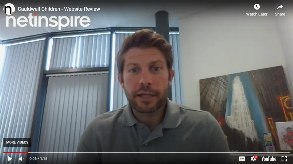 Caudwell Children Website Review