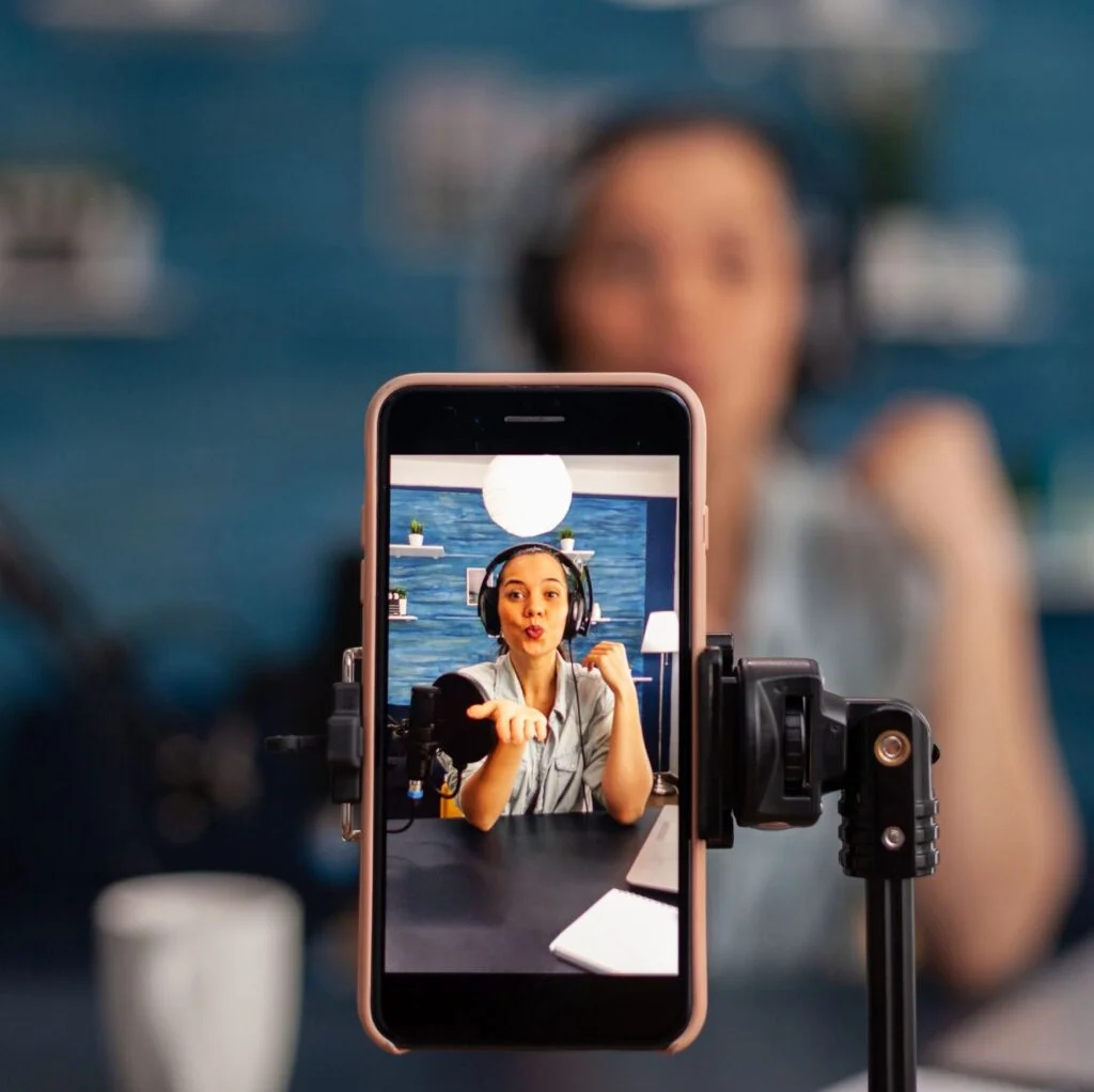 Video content creator using smartphone